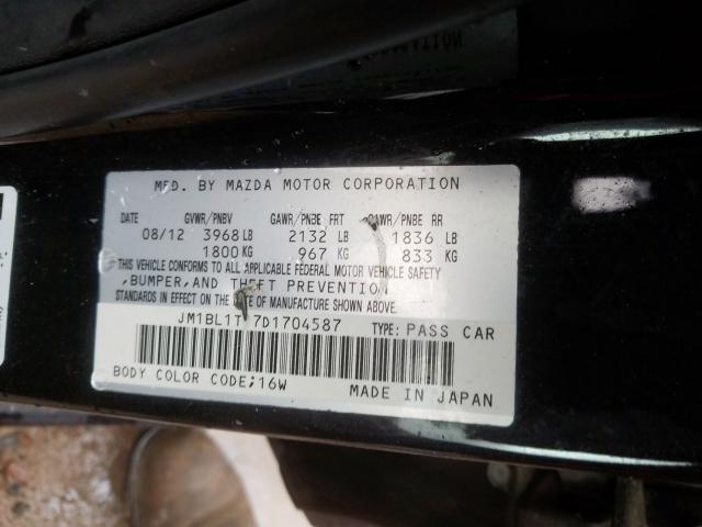 JM1BL1TF7D1704587 - 2013 MAZDA 3 I  photo 10