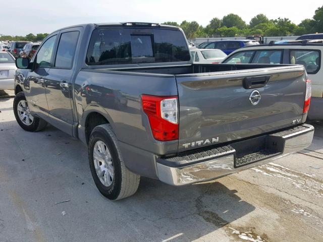 1N6AA1EK7HN537736 - 2017 NISSAN TITAN S GRAY photo 3