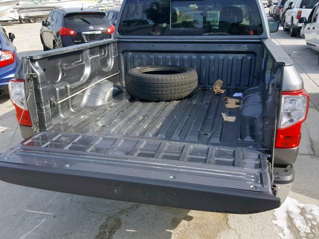 1N6AA1EK7HN537736 - 2017 NISSAN TITAN S GRAY photo 9