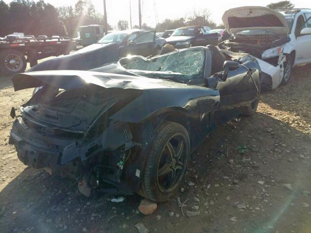 1G2MB35B77Y116707 - 2007 PONTIAC SOLSTICE BLACK photo 2