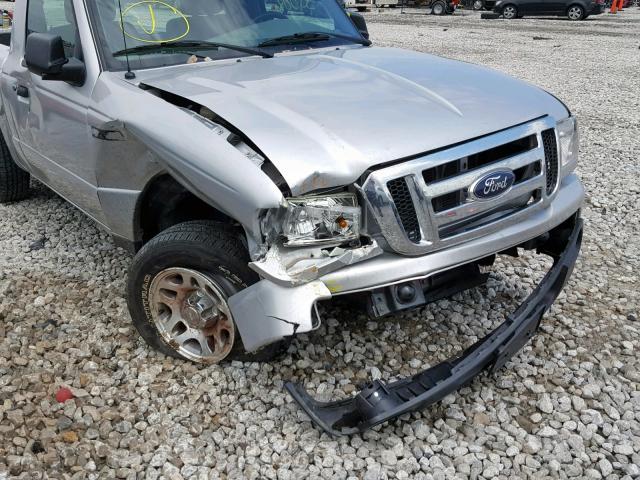 1FTKR1AD8BPA46725 - 2011 FORD RANGER SILVER photo 9