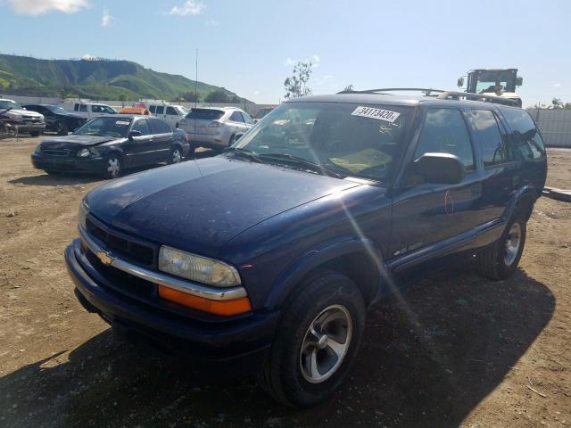 1GNCS13W32K176505 - 2002 CHEVROLET BLAZER  photo 2