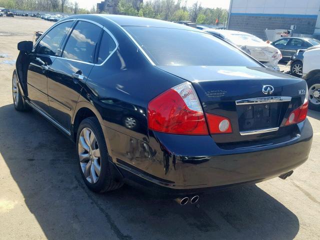 JNKAY01F47M453636 - 2007 INFINITI M35 BASE BLACK photo 3