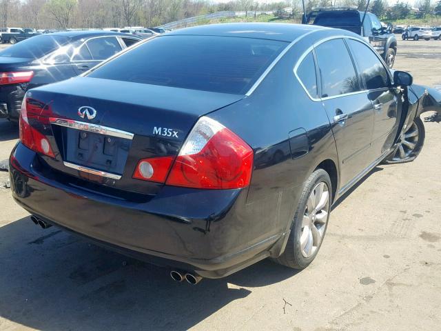 JNKAY01F47M453636 - 2007 INFINITI M35 BASE BLACK photo 4