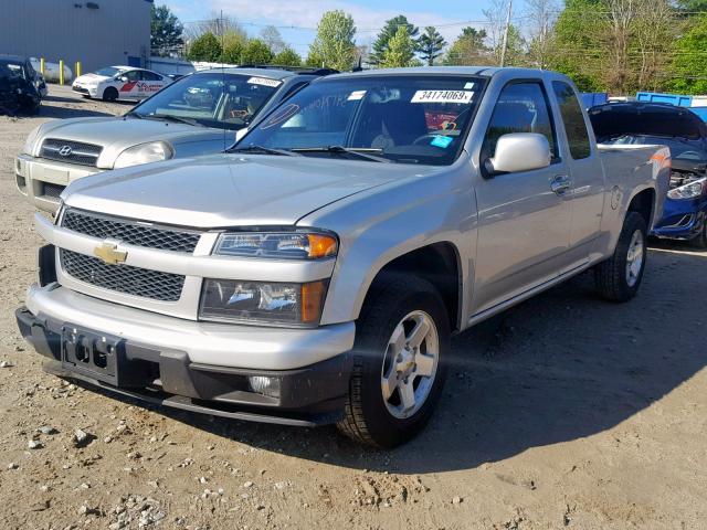 1GCESCF97C8154802 - 2012 CHEVROLET COLORADO L SILVER photo 2