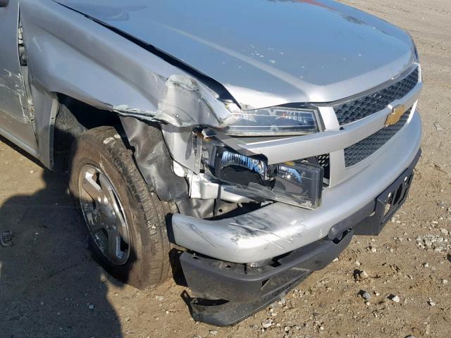1GCESCF97C8154802 - 2012 CHEVROLET COLORADO L SILVER photo 9