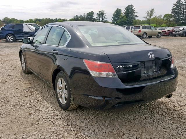 1HGCP26419A112250 - 2009 HONDA ACCORD LXP BLACK photo 3