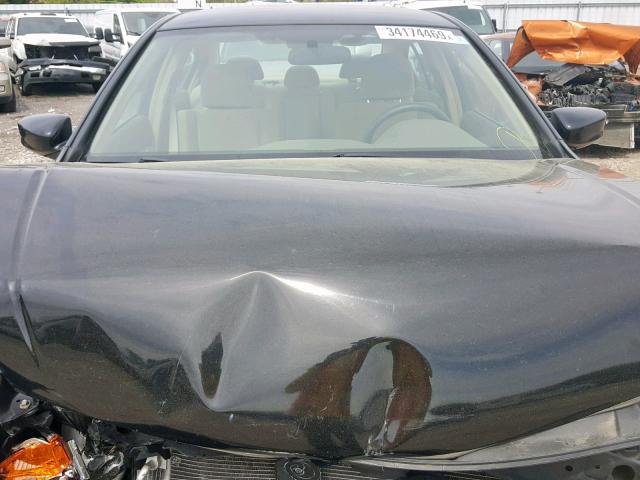 1HGCP26419A112250 - 2009 HONDA ACCORD LXP BLACK photo 7