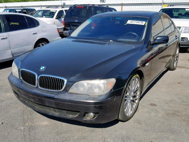 WBAHL83556DT00826 - 2006 BMW 750 I BLACK photo 2