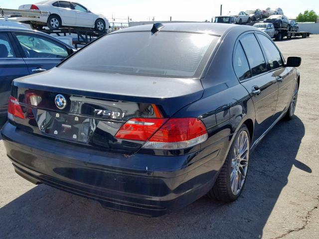 WBAHL83556DT00826 - 2006 BMW 750 I BLACK photo 4