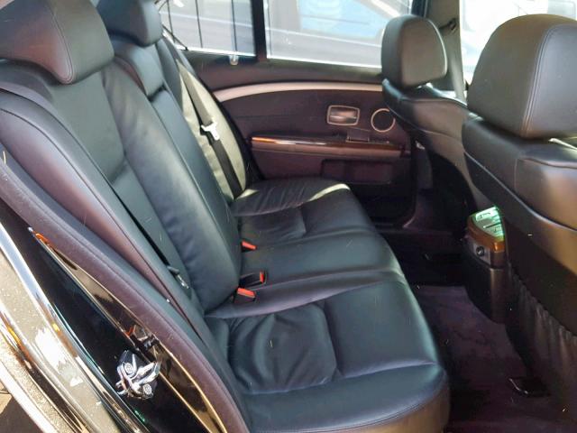 WBAHL83556DT00826 - 2006 BMW 750 I BLACK photo 6