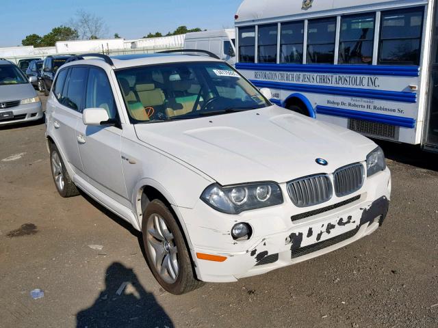 WBXPC93437WF08369 - 2007 BMW X3 3.0SI WHITE photo 1