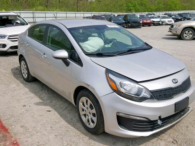 KNADM4A3XG6652067 - 2016 KIA RIO LX SILVER photo 1