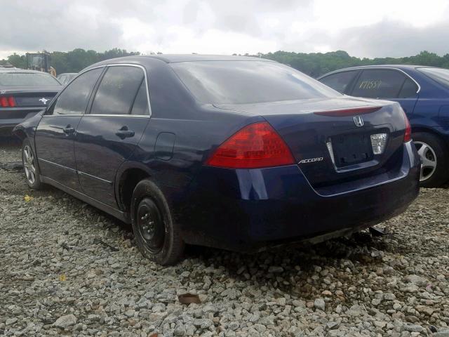 1HGCM56486A173911 - 2006 HONDA ACCORD LX BLUE photo 3