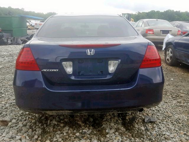 1HGCM56486A173911 - 2006 HONDA ACCORD LX BLUE photo 9