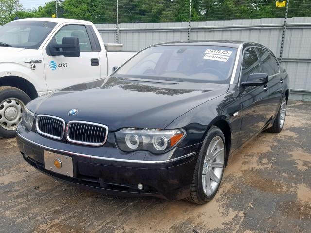 WBAGN63555DS58750 - 2005 BMW 745 LI BLACK photo 2