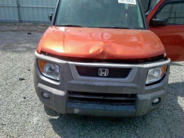 5J6YH28513L035294 - 2003 HONDA ELEMENT EX ORANGE photo 7