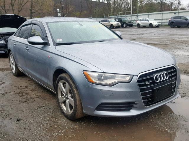 WAUBGAFC8CN013370 - 2012 AUDI A6 GRAY photo 1