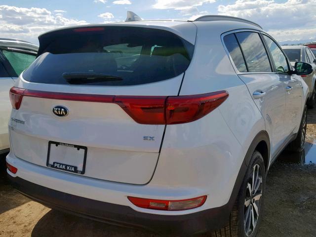 KNDPNCAC9K7530648 - 2019 KIA SPORTAGE E WHITE photo 4