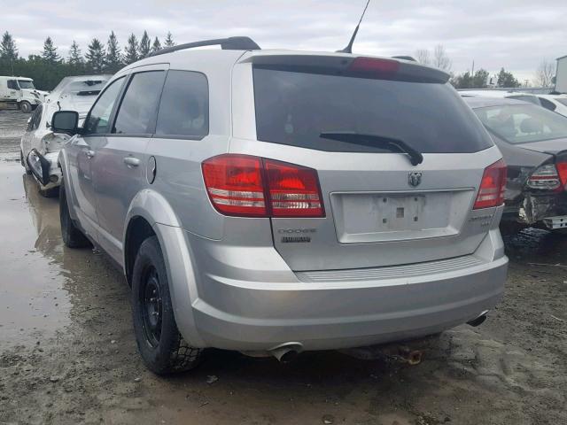 3D4PG5FV6AT214296 - 2010 DODGE JOURNEY SX SILVER photo 3