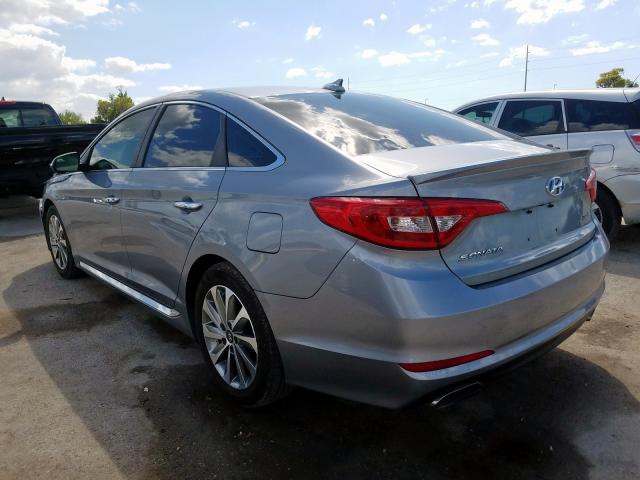 5NPE34AFXHH593484 - 2017 HYUNDAI SONATA SPORT  photo 3