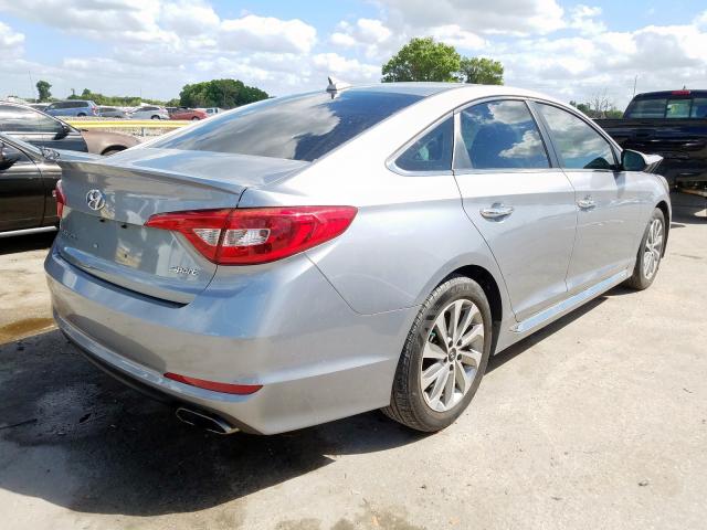 5NPE34AFXHH593484 - 2017 HYUNDAI SONATA SPORT  photo 4