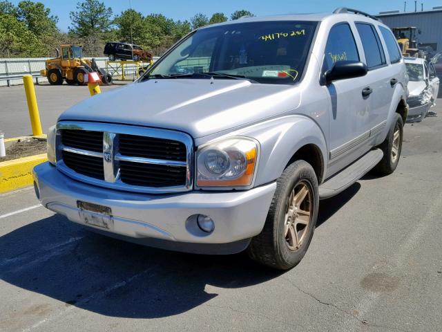 1D4HB48D94F184940 - 2004 DODGE DURANGO SL SILVER photo 2