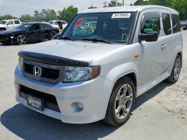 5J6YH18909L000266 - 2009 HONDA ELEMENT SC SILVER photo 2