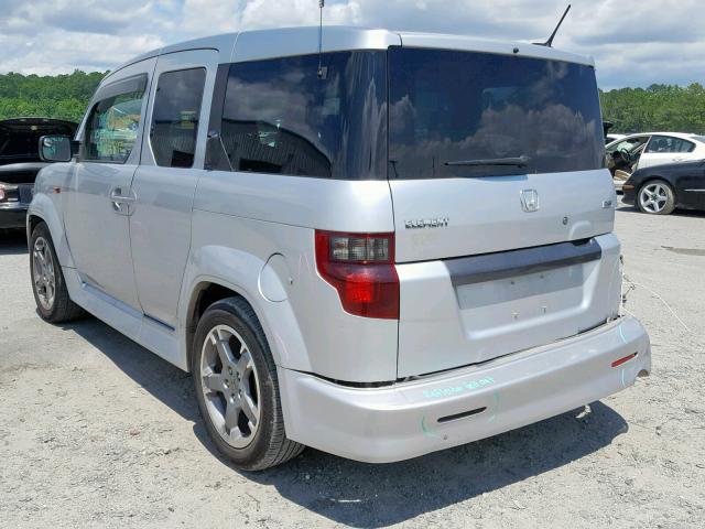 5J6YH18909L000266 - 2009 HONDA ELEMENT SC SILVER photo 3