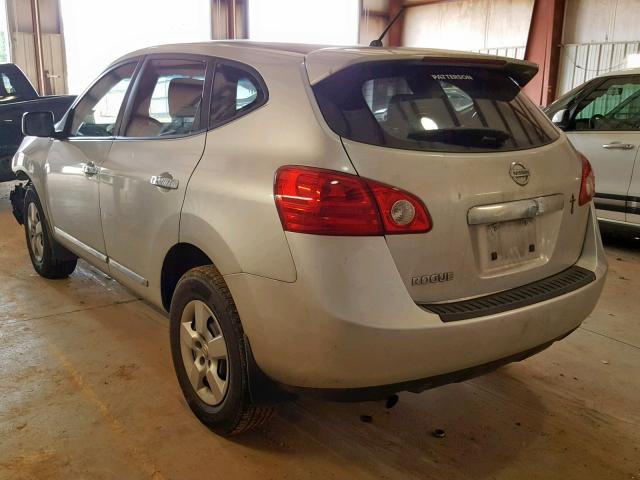 JN8AS5MTXBW574769 - 2011 NISSAN ROGUE S SILVER photo 3