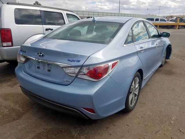 KMHEC4A4XDA072602 - 2013 HYUNDAI SONATA HYBRID  photo 4