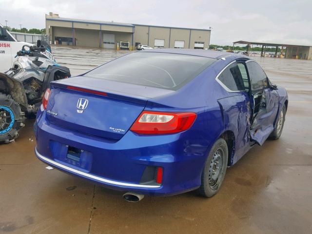 1HGCT1B34DA013756 - 2013 HONDA ACCORD LX- BLUE photo 4