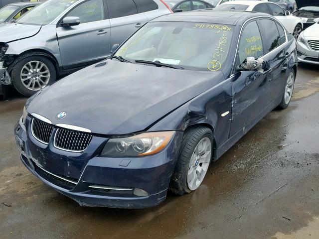 WBAVD53508A253529 - 2008 BMW 335 XI BLUE photo 2