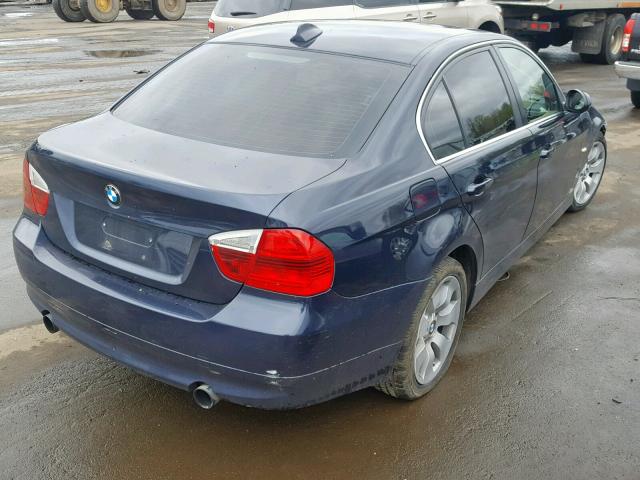 WBAVD53508A253529 - 2008 BMW 335 XI BLUE photo 4