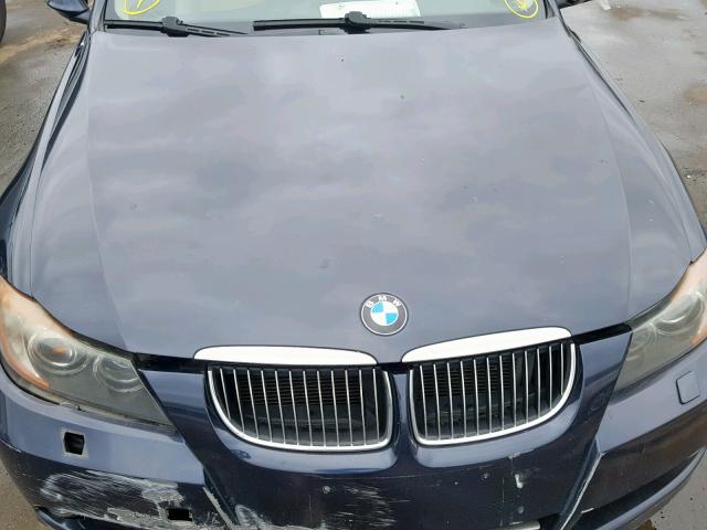 WBAVD53508A253529 - 2008 BMW 335 XI BLUE photo 7