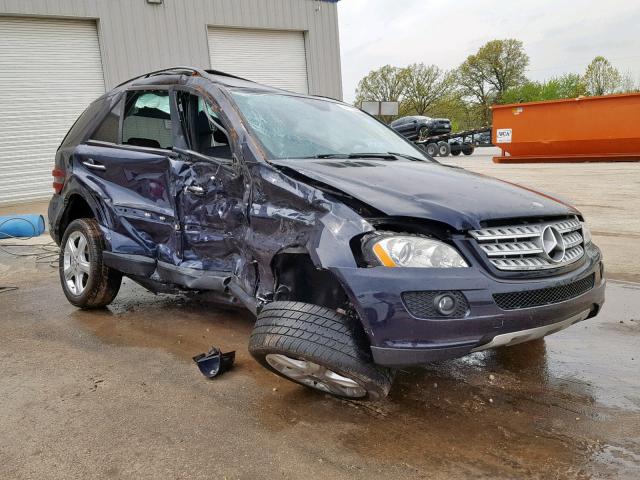 4JGBB86EX8A417809 - 2008 MERCEDES-BENZ ML 350 BLUE photo 1