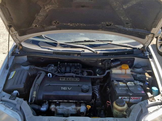 KL1TD56616B641897 - 2006 CHEVROLET AVEO BASE ვერცხლისფერი ფოტო 7