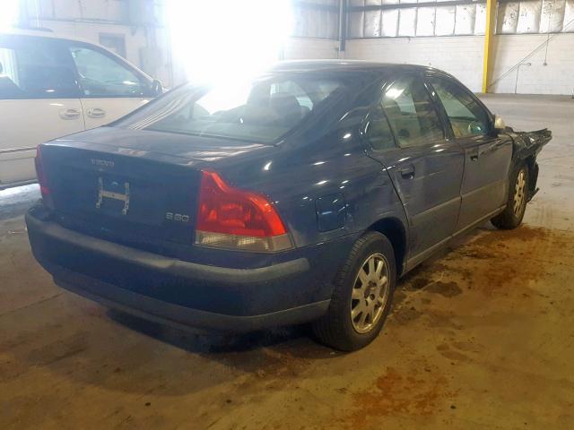 YV1RS61R822152885 - 2002 VOLVO S60 BLUE photo 4