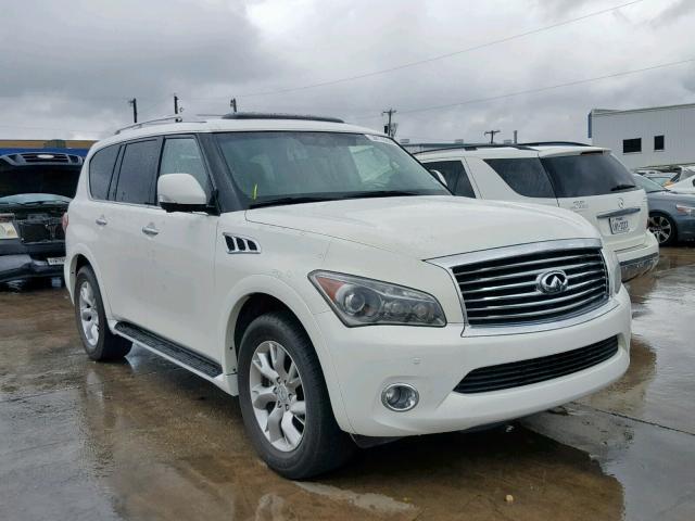 JN8AZ2NF6C9517293 - 2012 INFINITI QX56 WHITE photo 1