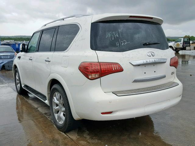 JN8AZ2NF6C9517293 - 2012 INFINITI QX56 WHITE photo 3