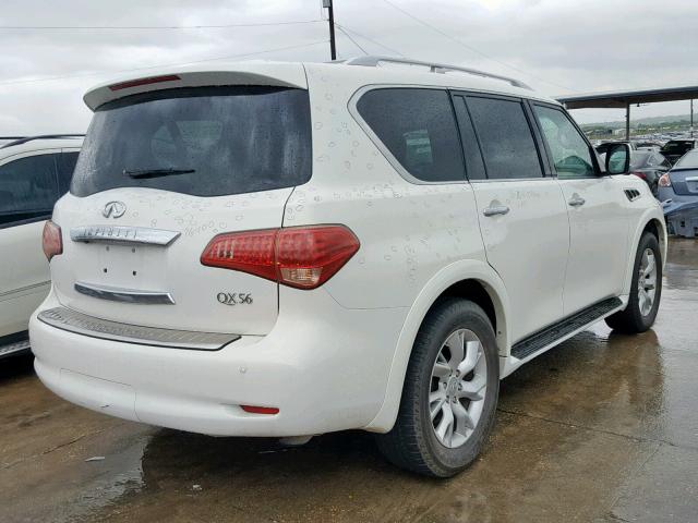 JN8AZ2NF6C9517293 - 2012 INFINITI QX56 WHITE photo 4