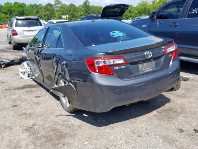 4T1BF1FK8CU078072 - 2012 TOYOTA CAMRY BASE GRAY photo 3