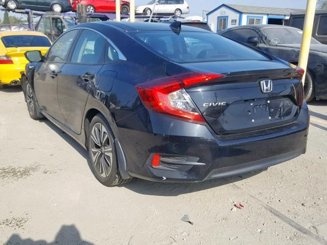 2HGFC1F75HH641942 - 2017 HONDA CIVIC EXL BLACK photo 3