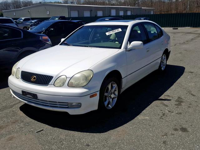 JT8BD69S720171057 - 2002 LEXUS GS 300 WHITE photo 2