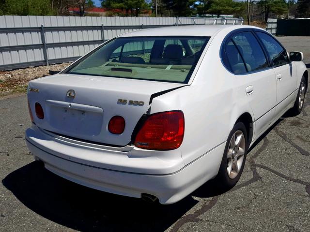 JT8BD69S720171057 - 2002 LEXUS GS 300 WHITE photo 4