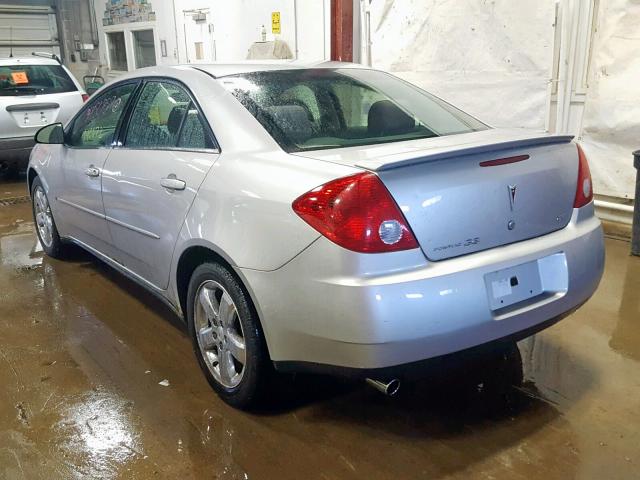 1G2ZH558X64109504 - 2006 PONTIAC G6 GT SILVER photo 3