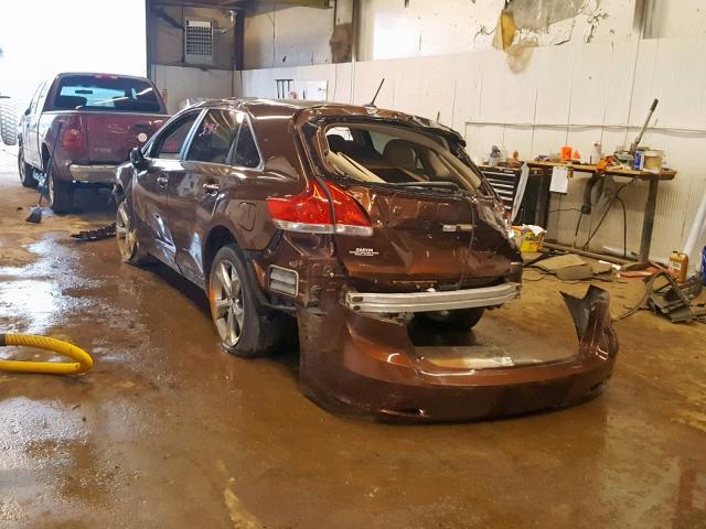 4T3BK3BB1BU049032 - 2011 TOYOTA VENZA BROWN photo 3