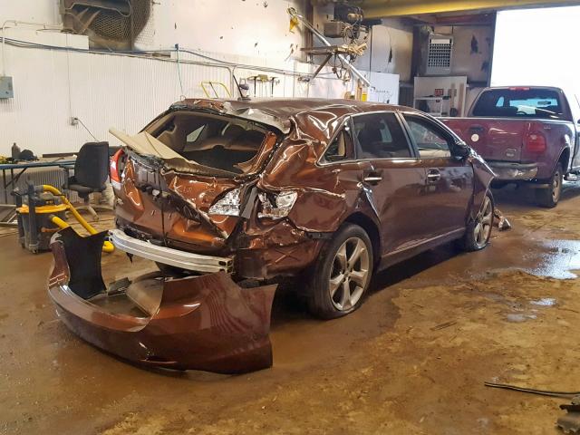 4T3BK3BB1BU049032 - 2011 TOYOTA VENZA BROWN photo 4