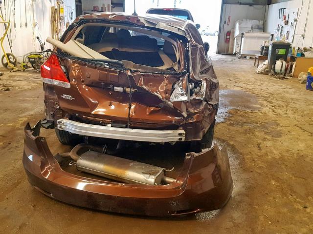 4T3BK3BB1BU049032 - 2011 TOYOTA VENZA BROWN photo 9