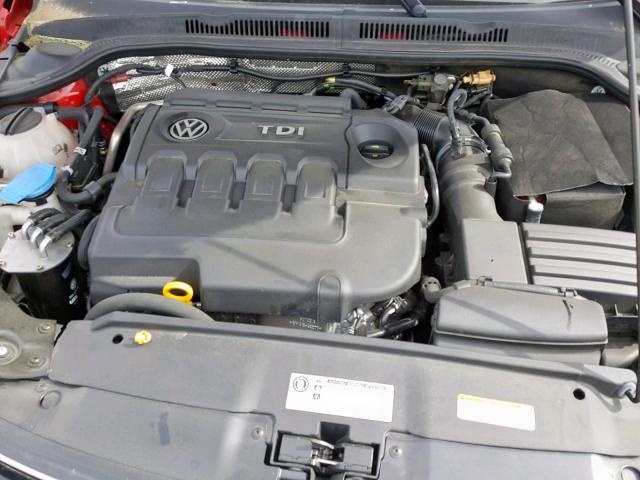 3VWLA7AJXFM255865 - 2015 VOLKSWAGEN JETTA TDI RED photo 7